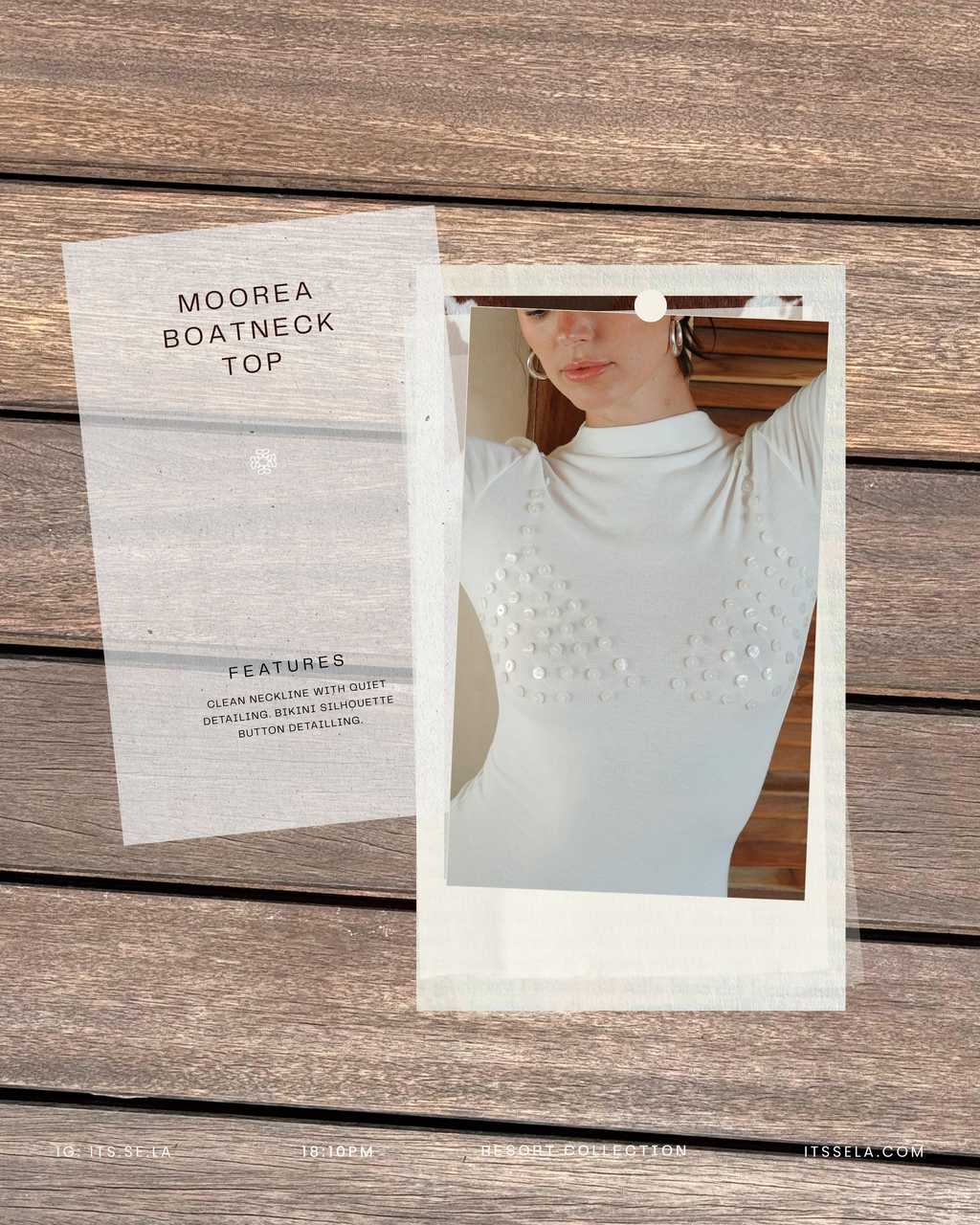 moorea boatneck top