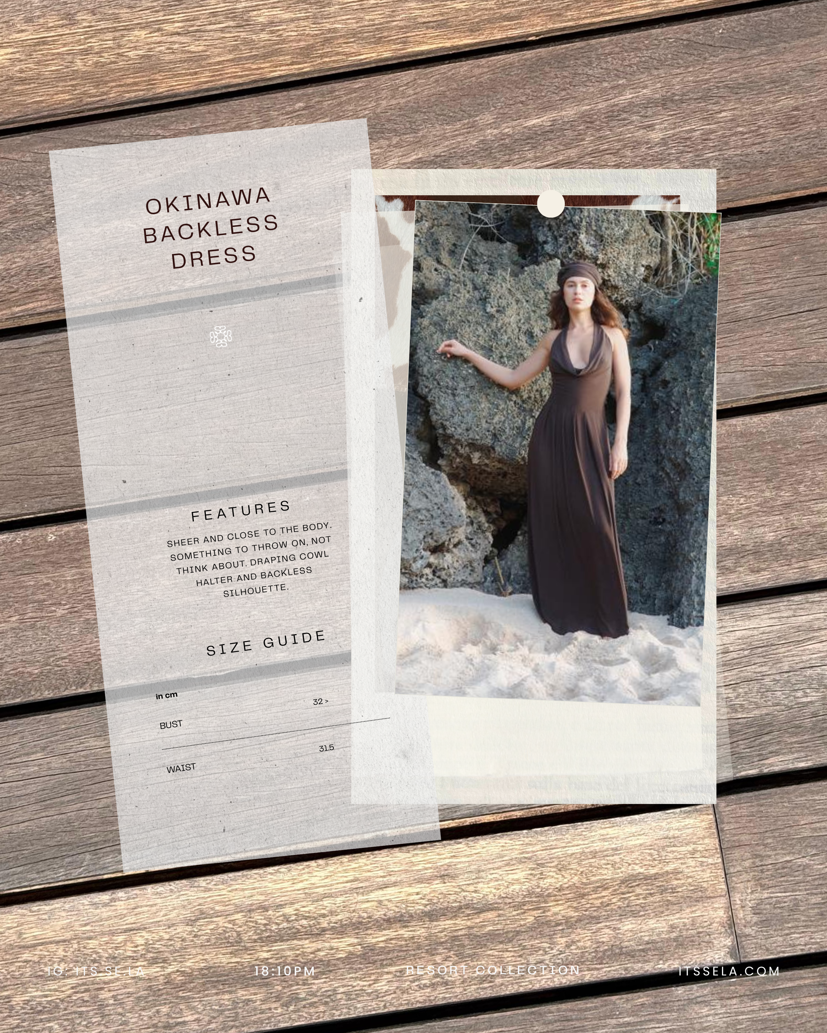 okinawa backless dress
