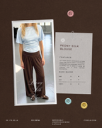 Peony Silk Blouse