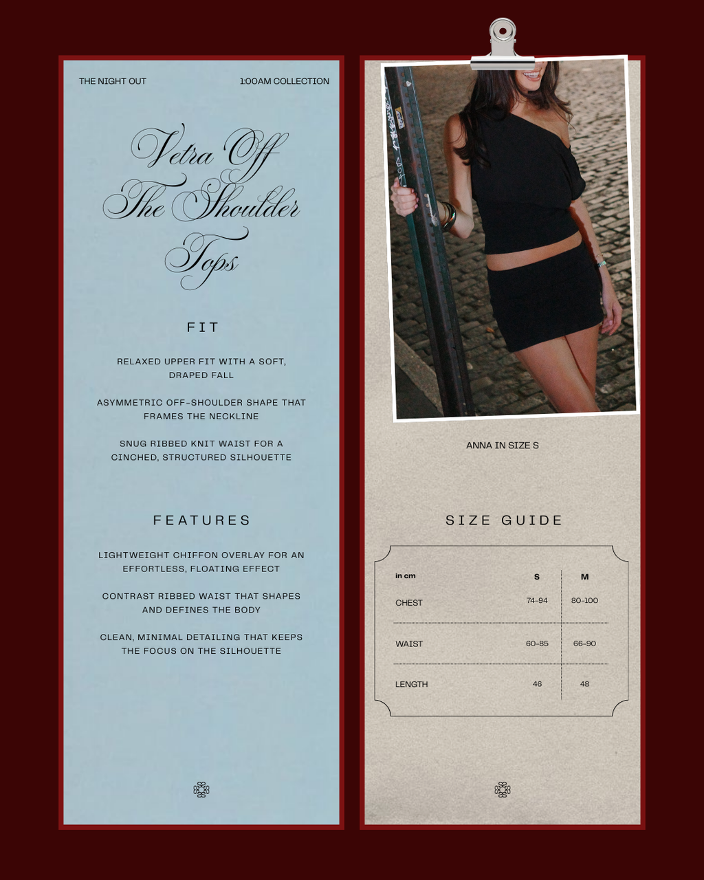 Vetra Off The Shoulder Tops