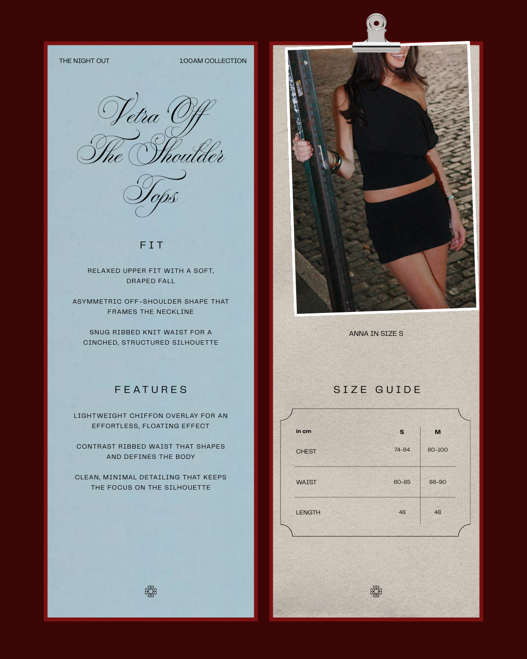 Vetra Off The Shoulder Tops