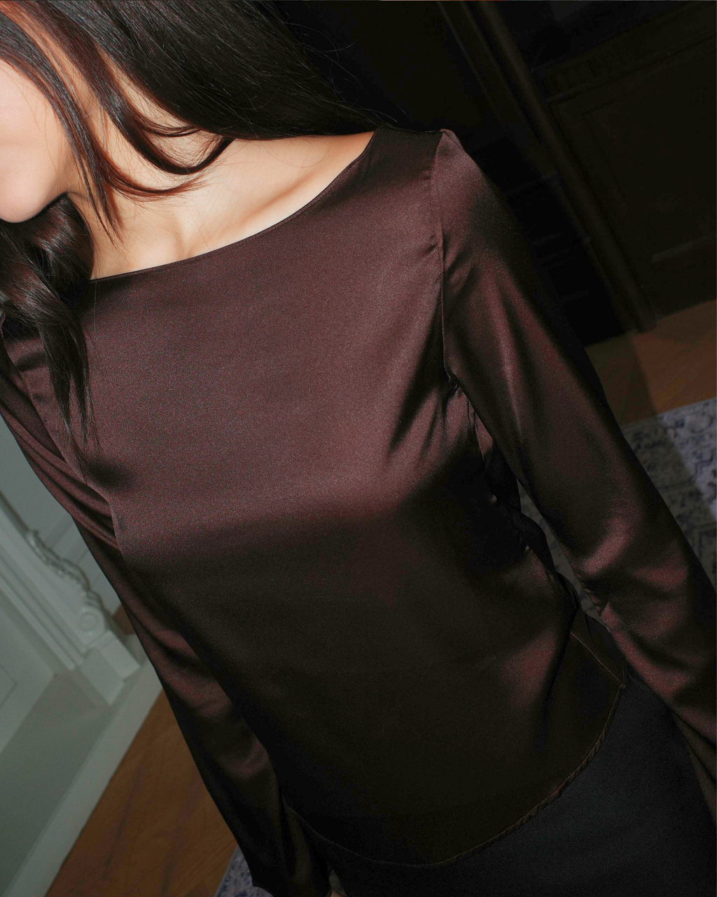 Verona Satin Low Back Top