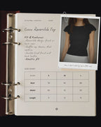 Cusco Reversible Top - Black