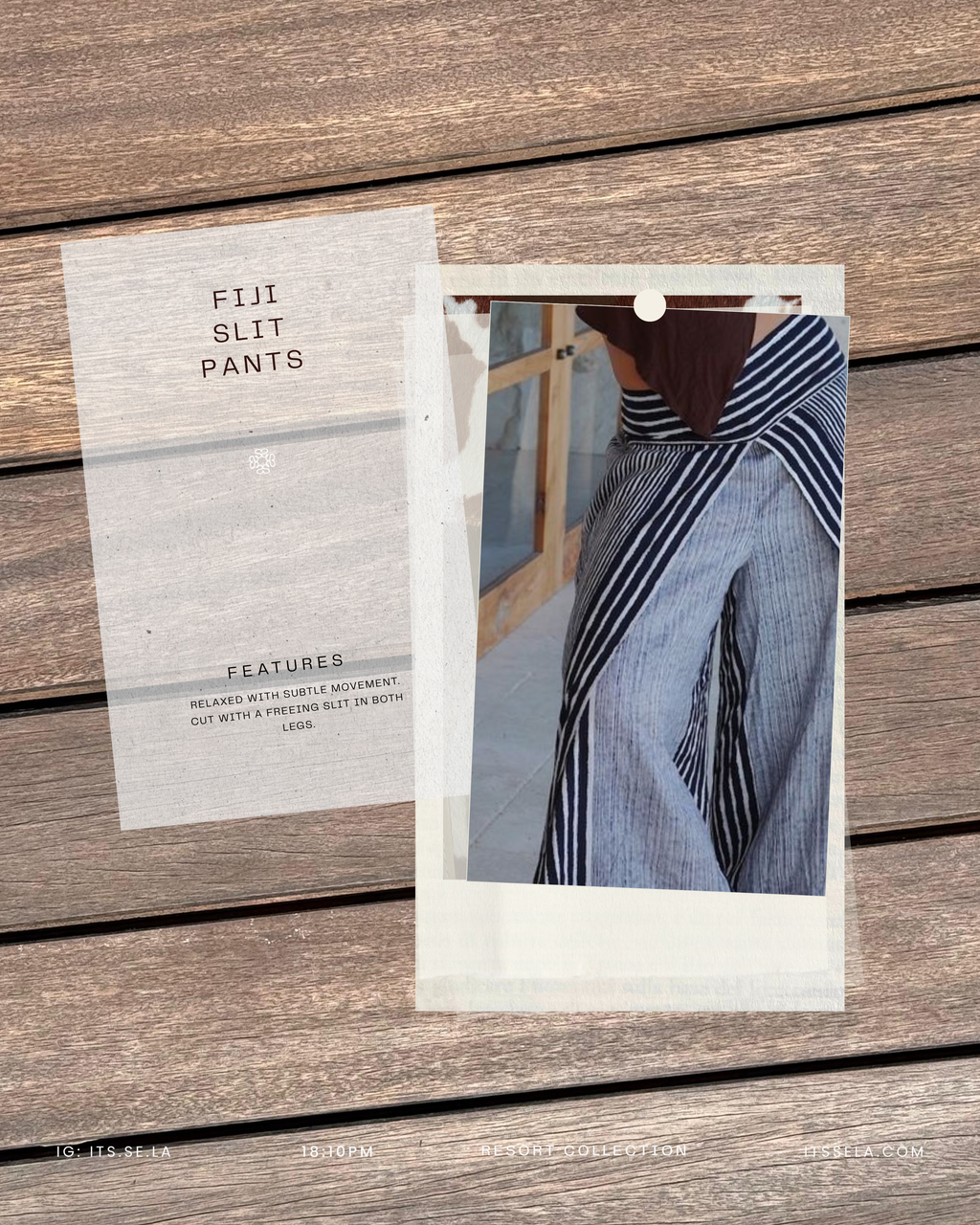 fiji slit pants