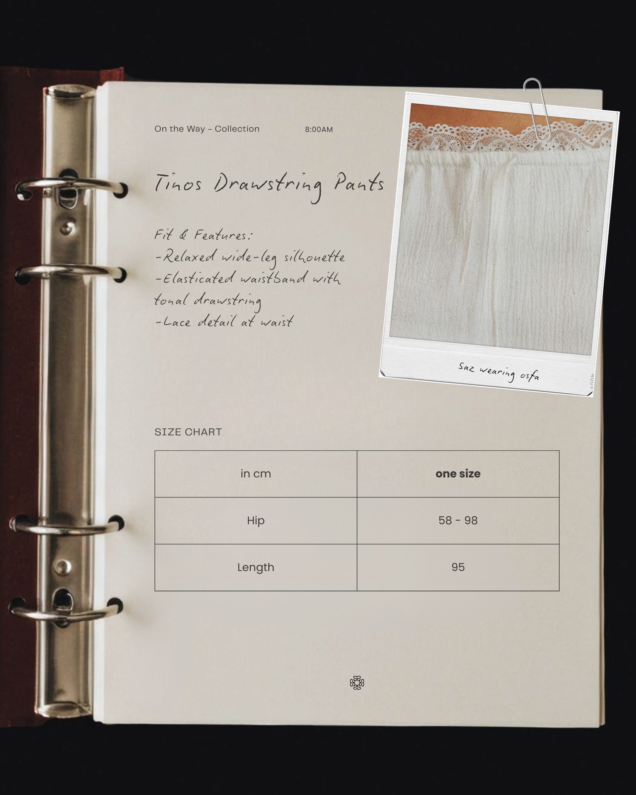 Tinos Drawstring Pants